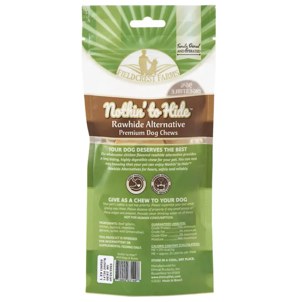 Fieldcrest Farms Nothin' to Hide Rings & Bones Chicken Treats For Dogs (12 pack)