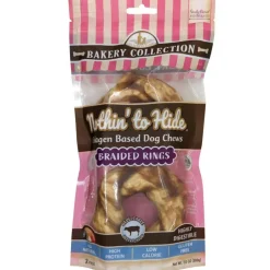 Fieldcrest Farms Nothin' to Hide Bakery Collection Braided Ring Beef Dog Treat