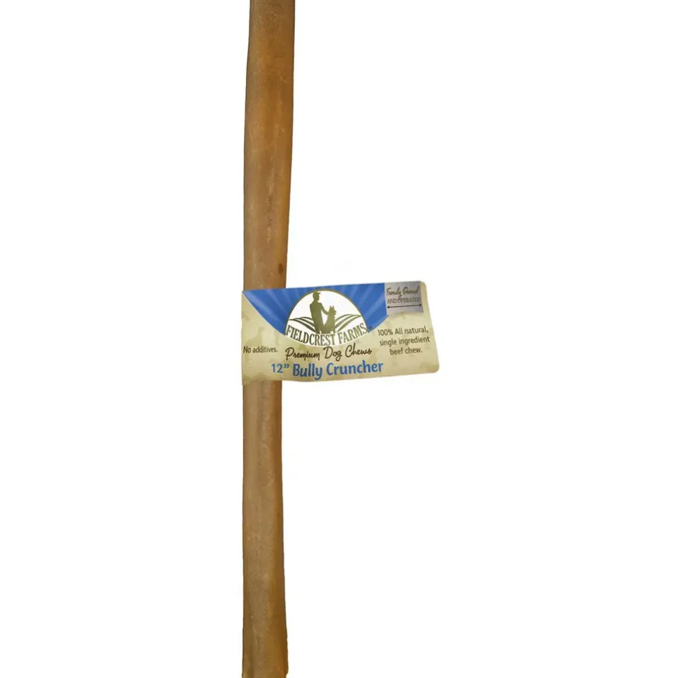 Fieldcrest Farms Premium Dog Chews 12" Bully Crunchers