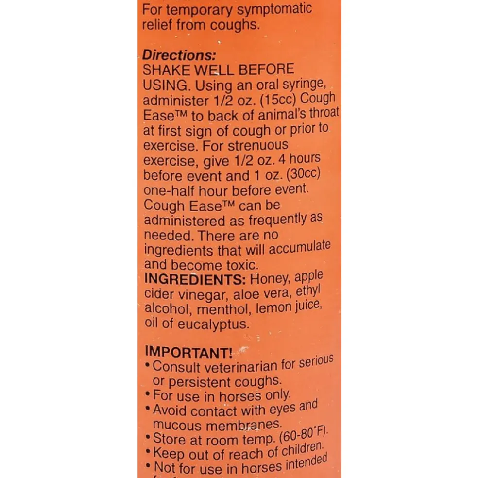 Finish Line Cough Ease Equine Cough Remedy For Horses (16 oz)