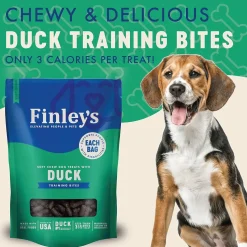 Finley's Barkery Duck Recipe Soft Chew Training Bites Dog Treats, 6-oz