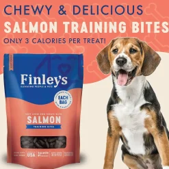 Finley's Barkery Salmon Recipe Soft Chew Training Bites Dog Treats, 6-oz