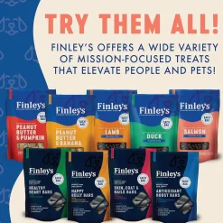 Finley's Barkery Salmon Recipe Soft Chew Training Bites Dog Treats, 6-oz