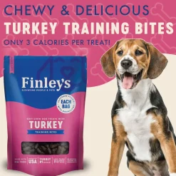 Finley's Barkery Turkey Recipe Soft Chew Training Bites Dog Treats , 6-oz