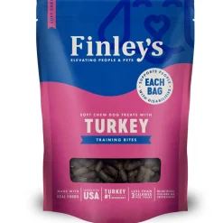 Finley's Barkery Turkey Recipe Soft Chew Training Bites Dog Treats , 6-oz