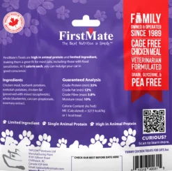 FirstMate Meal Formula, Grain Free Cat Treats (3 oz)