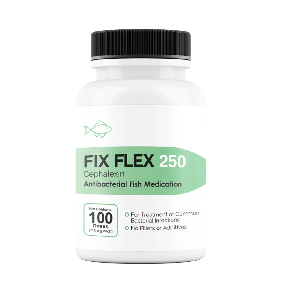 Fix Flex (Cephalexin) Capsules Fish Antibiotics