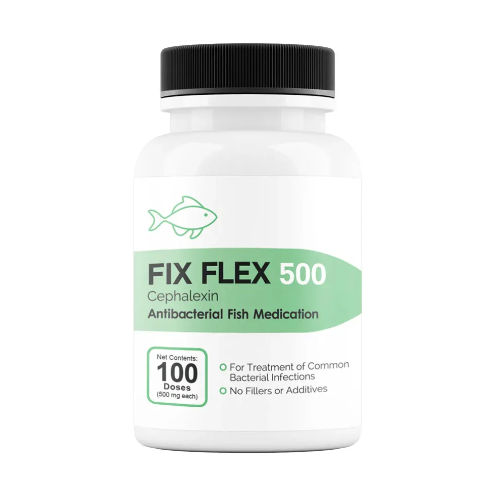 Fix Flex (Cephalexin) Capsules Fish Antibiotics