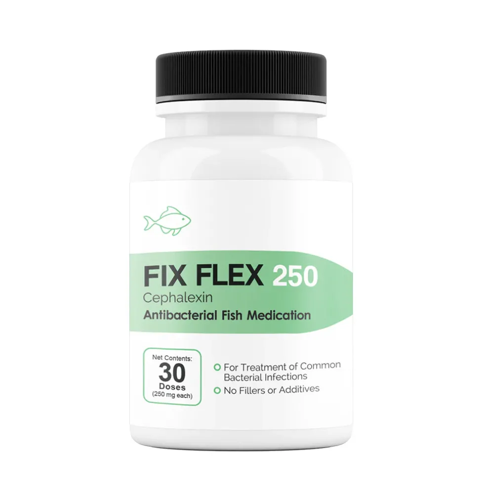 Fix Flex (Cephalexin) Capsules Fish Antibiotics