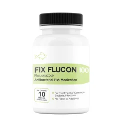 Fix Flucon (Fluconazole) Tablets Fish Antibiotics, 100-mg, 10-count