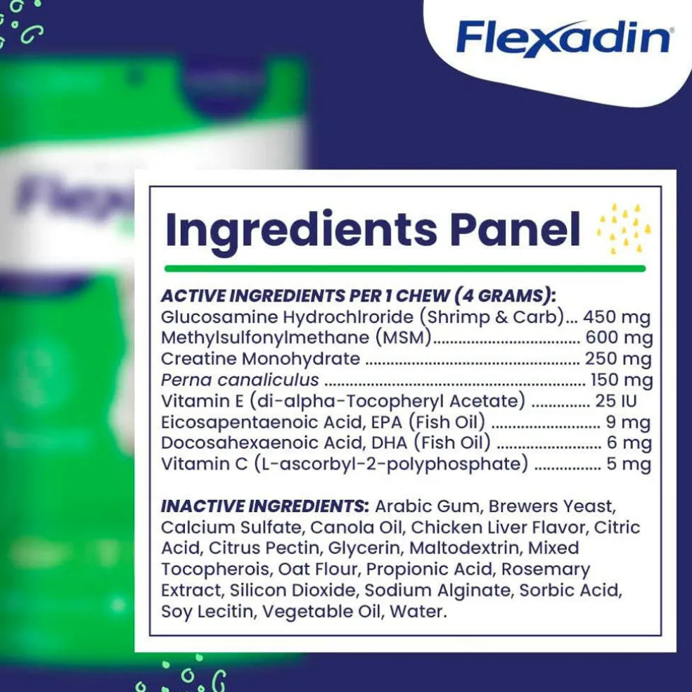 Flexadin Young Dog Mini Joint Supplement, 90 Tasty Chews