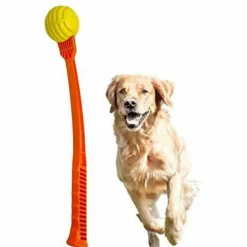 Flingerz Ultra Durable Whistling Ball Launcher Dog Toy