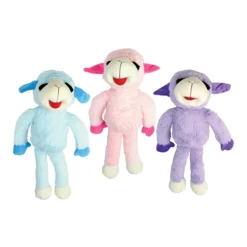 Floppy Lamb Chop Plush Dog Toy, Assorted Colors