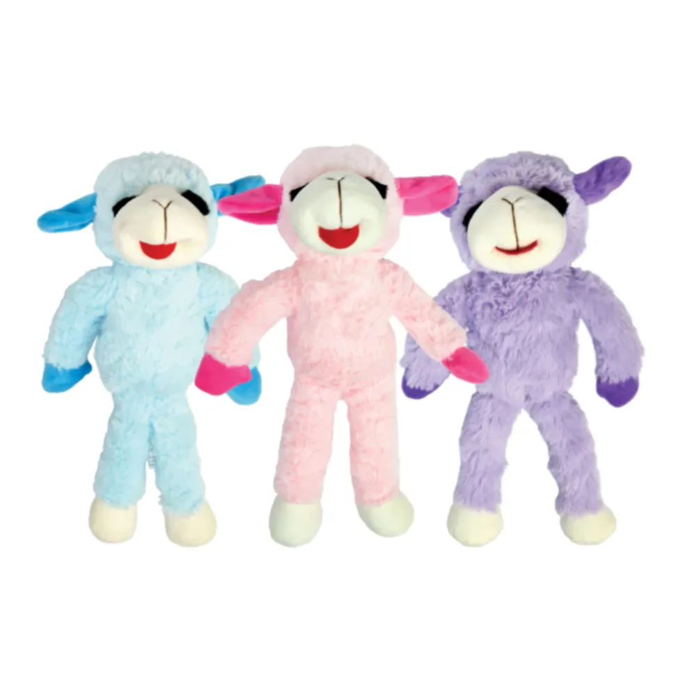 Floppy Lamb Chop Plush Dog Toy, Assorted Colors