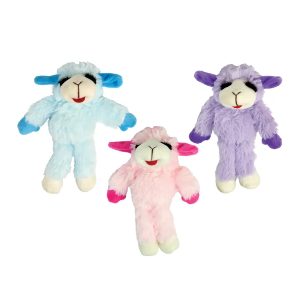 Floppy Lamb Chop Plush Dog Toy, Assorted Colors