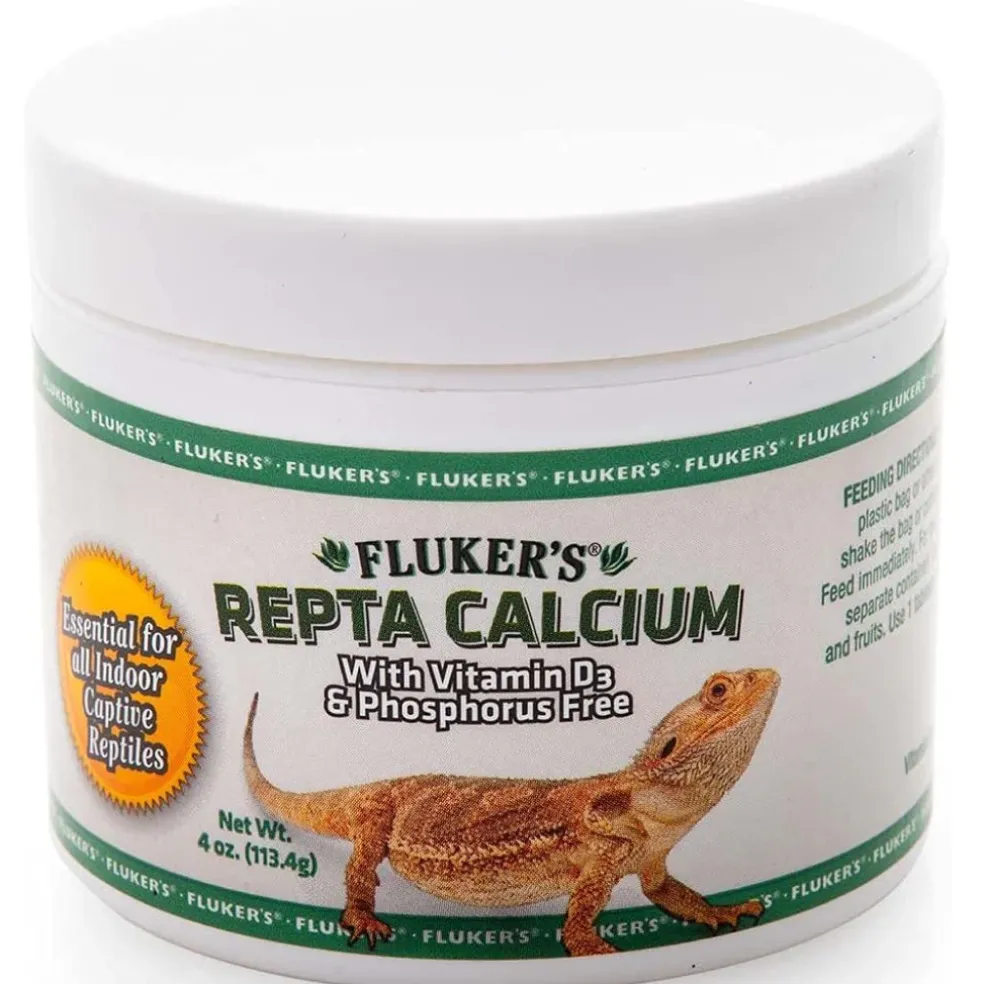 Fluker's Calcium with Vitamin D3 Supplement For Reptiles (4 oz)