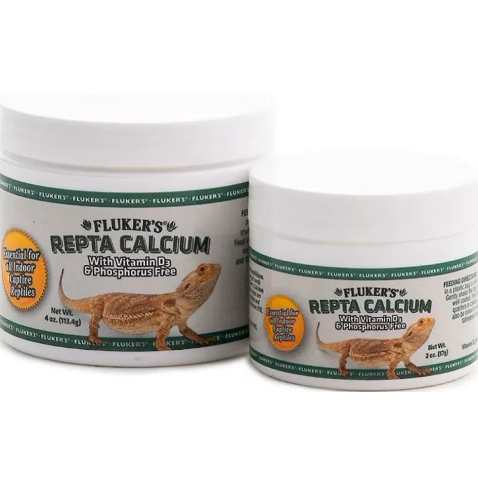 Fluker's Calcium with Vitamin D3 Supplement For Reptiles (4 oz)