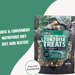Fluker's Grub Bag Calcium Fortifed Tortoise Treats Herbivore Blend (4 oz)