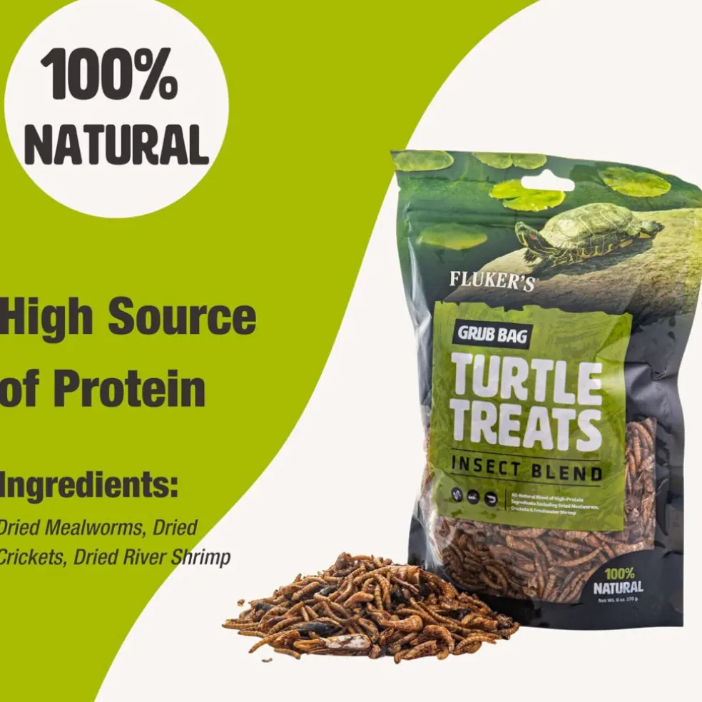 Fluker's Grub Bag Turtle Treats, Insect Blend