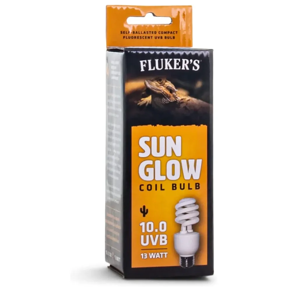 Fluker's Sun Glow 10.0 UVB Coil Bulb for Desert Reptiles