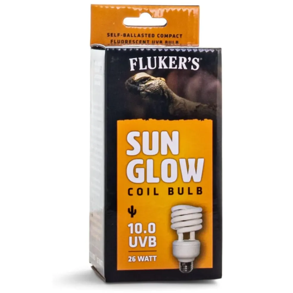 Fluker's Sun Glow 10.0 UVB Coil Bulb for Desert Reptiles