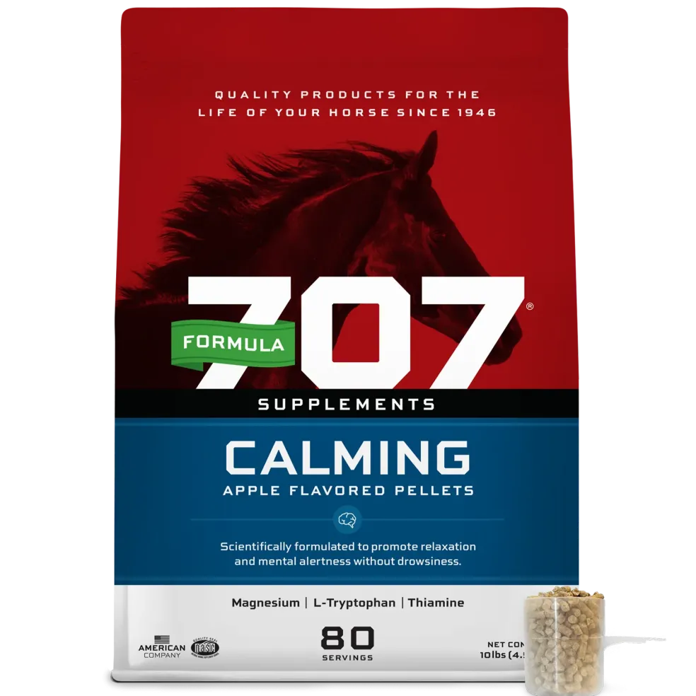 Formula 707 Calming Apple Flavored Pellet Supplement for Horses