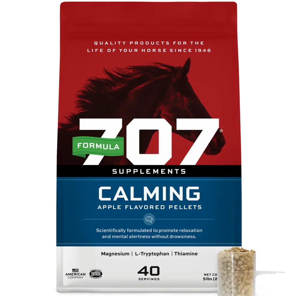 Formula 707 Calming Apple Flavored Pellet Supplement for Horses