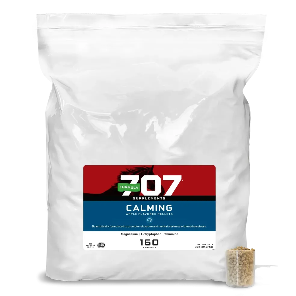 Formula 707 Calming Apple Flavored Pellet Supplement for Horses