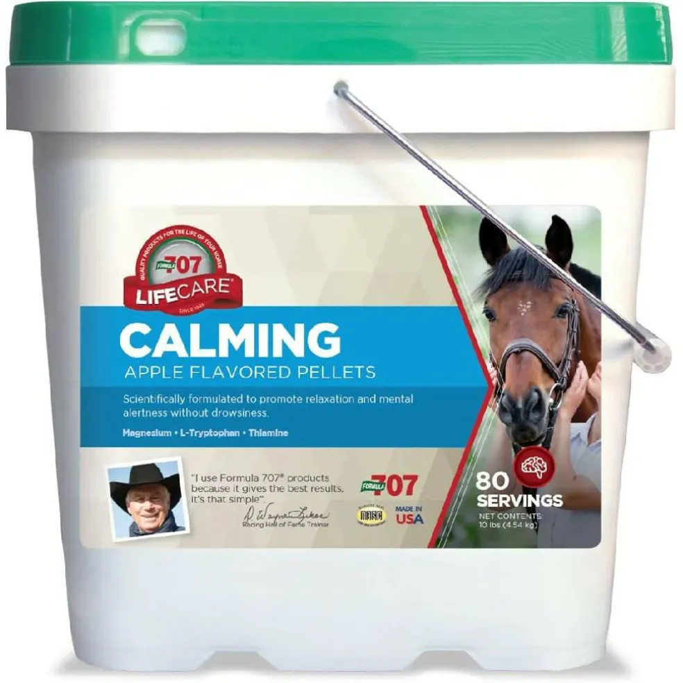 Formula 707 Calming Apple Flavored Pellet Supplement for Horses