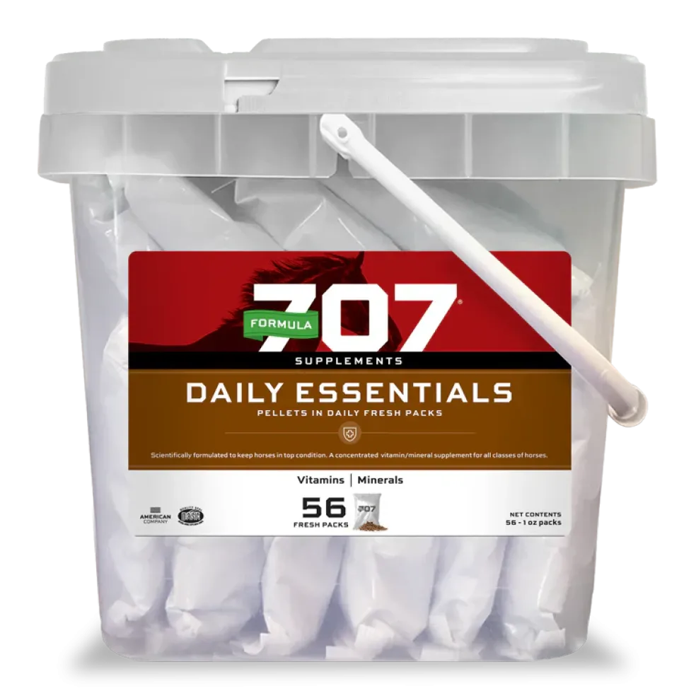 Formula 707 Daily Essentials Daily Fresh Packs For Horse Supplement (56 Day Supply)