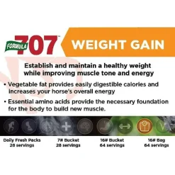 Formula 707 Weight Gain Daily Fresh Packs Horse Supplement (28 Day Supply)