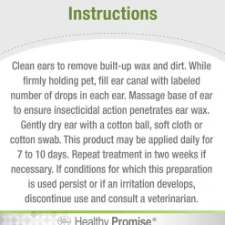 Four Paws Healthy Promise Aloe Ear Mite Treatment For Cats (0.75 oz)