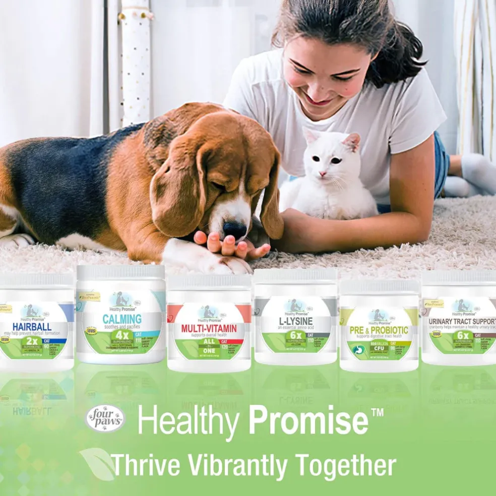 Four Paws Healthy Promise Hairball Control Soft Chews For Cats (90 ct)