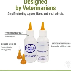 Four Paws Healthy Promise Nurser Bottles For Pets (2 oz bottles, 2 pack)
