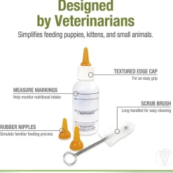 Four Paws Healthy Promise Nurser Bottles For Pets (2 oz bottles, 2 pack)