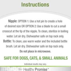 Four Paws Healthy Promise Nurser Bottles For Pets (2 oz bottles, 2 pack)