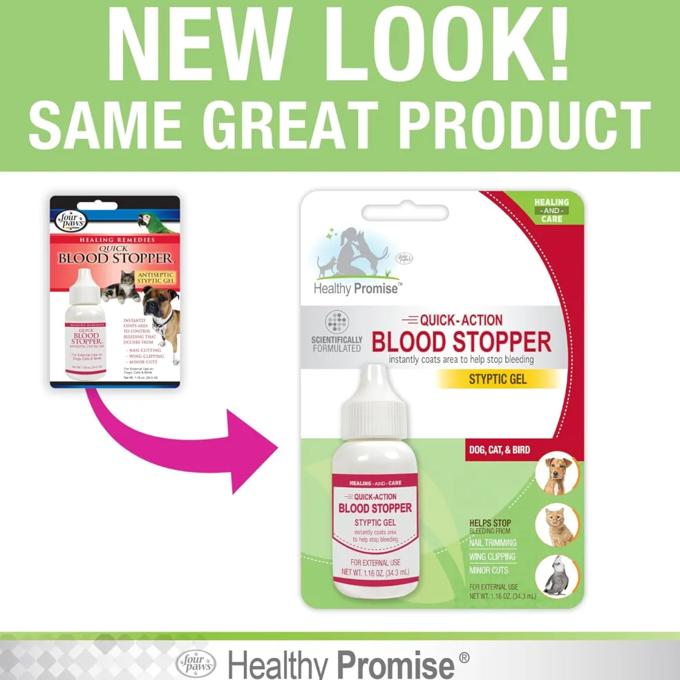 Four Paws Healthy Promise Pet Quick-Action Blood Stopper Styptic Powder For Pet