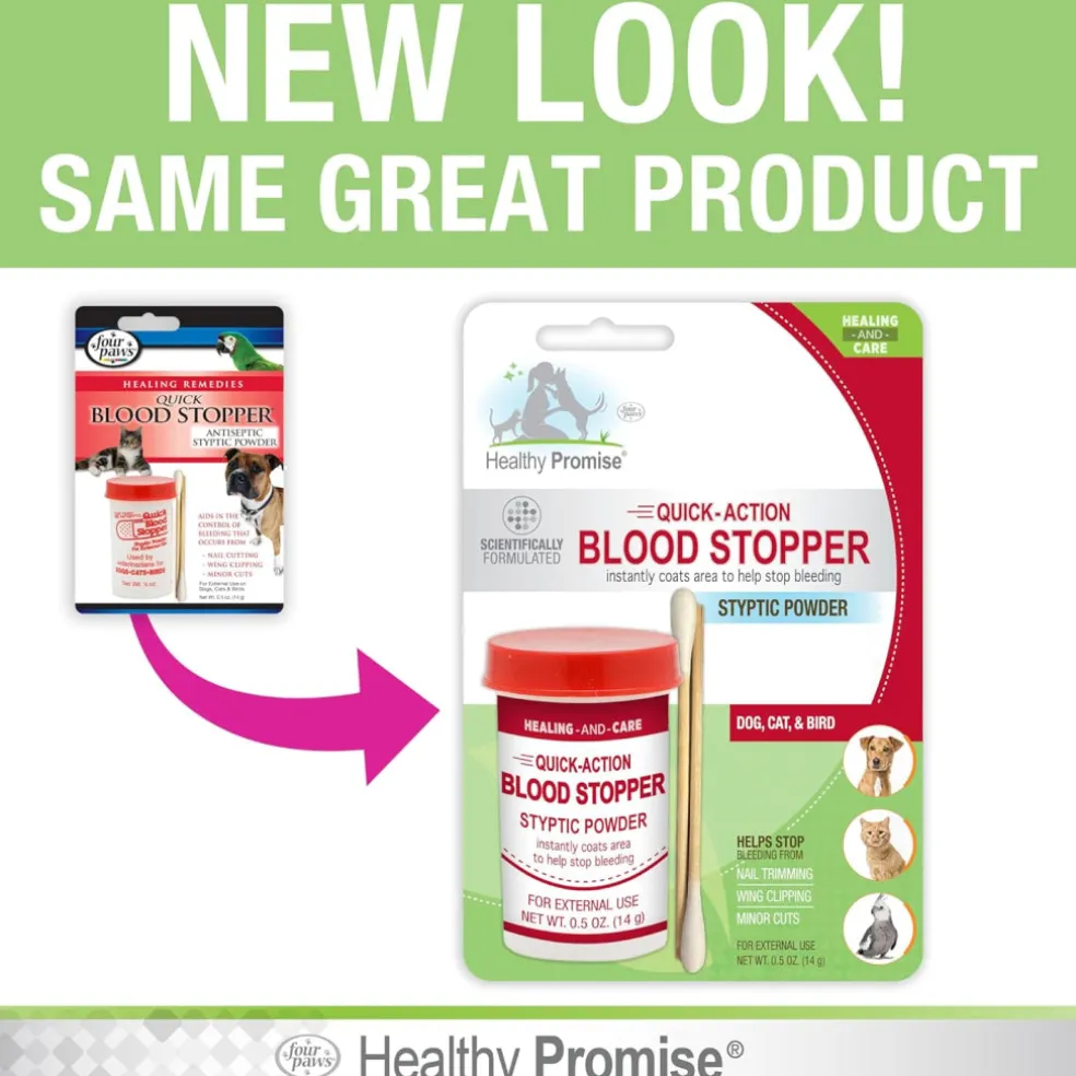 Four Paws Healthy Promise Pet Quick-Action Blood Stopper Styptic Powder For Pet