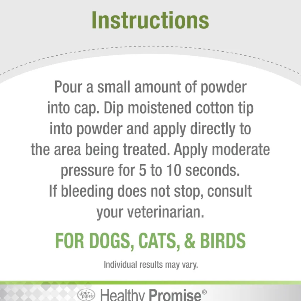 Four Paws Healthy Promise Pet Quick-Action Blood Stopper Styptic Powder For Pet