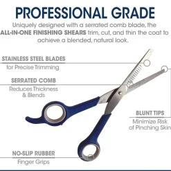 Four Paws Magic Coat All-In-One Finishing Shears For Dogs