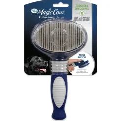 Four Paws Magic Coat Professional Series Self-Cleaning Slicker Brush For Pets