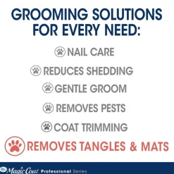Four Paws Magic Coat Professional Series Non-Slip Grip Comb For Pets