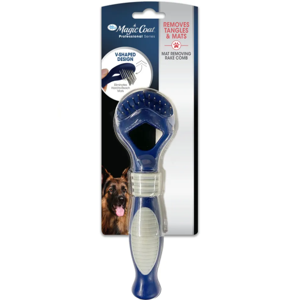 Four Paws Magic Coat Professional Series Mat Removing Rake Comb For Dogs