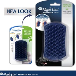 Four Paws Magic Coat Professional Series Dual-Sided Curry Brush for Dogs