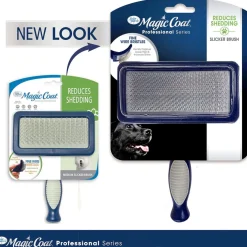 Four Paws Magic Coat Professional Series Slicker Brush for Dogs (Medium & Large )