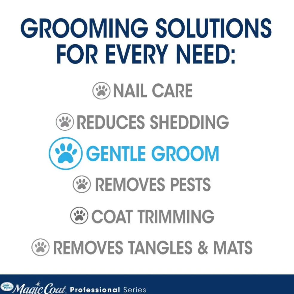 Four Paws Magic Coat Professional Series Comfort Tips Deluxe Grooming Glove For Dogs