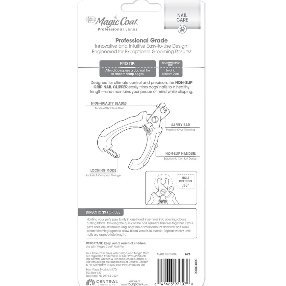 Four Paws Magic Coat Professional Series Non-Slip Grip Nail Clipper for Dogs