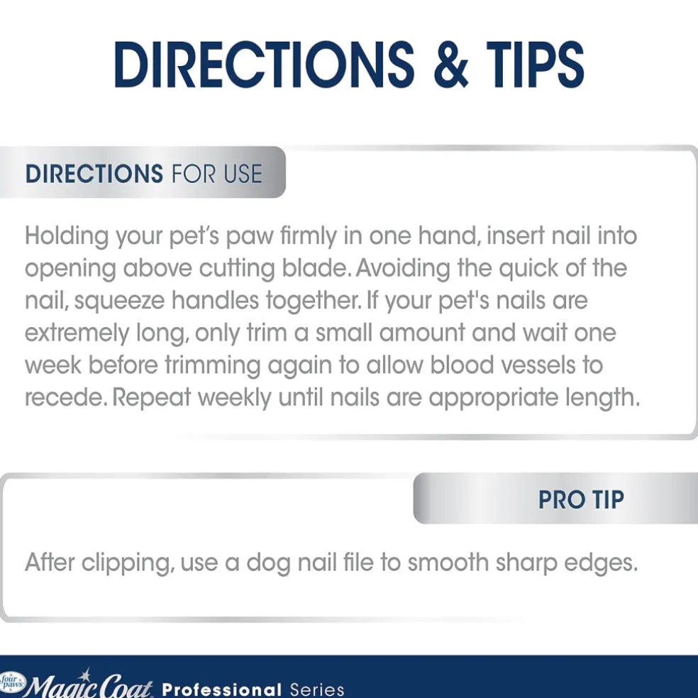 Four Paws Magic Coat Professional Series Non-Slip Grip Nail Clipper for Dogs