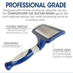 Four Paws Magic Coat Professional Series Comfort-Grip Slicker Brush For Cats