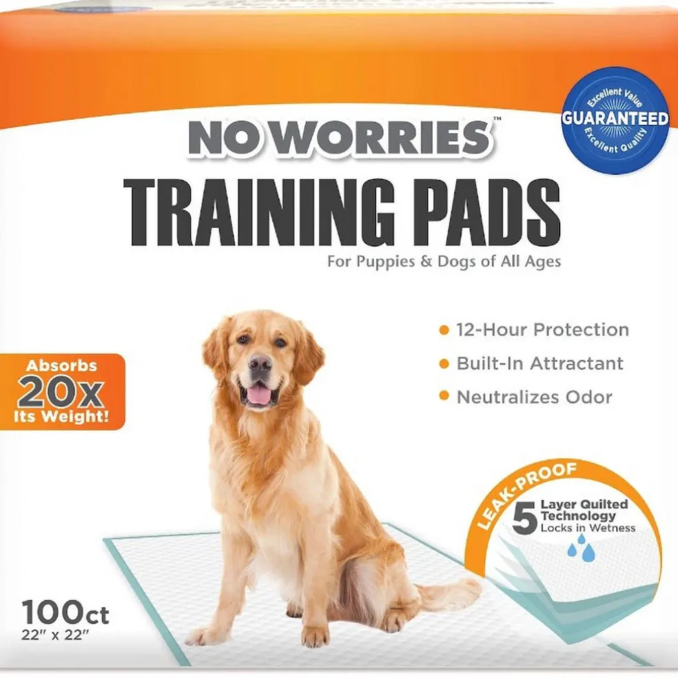 Four Paws No Worries 12-Hour Dog Training Pads - 22 x 22 inch (100 ct)